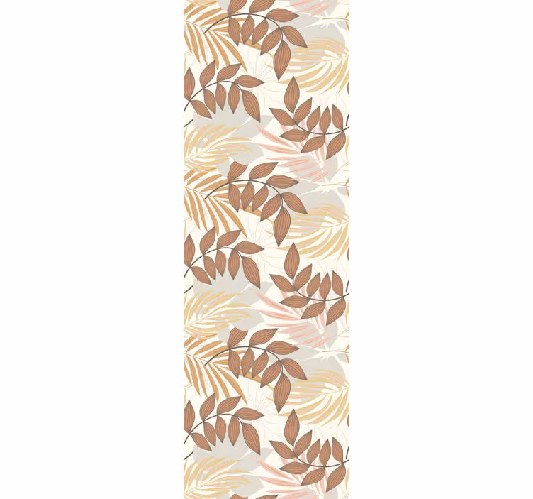 Tapete Blätter design mit laubmotiv - TenStickers