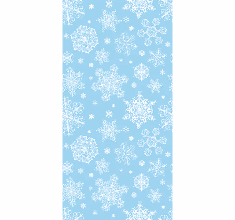 Weihnachtstapete schneeflocke eleganz - TenStickers
