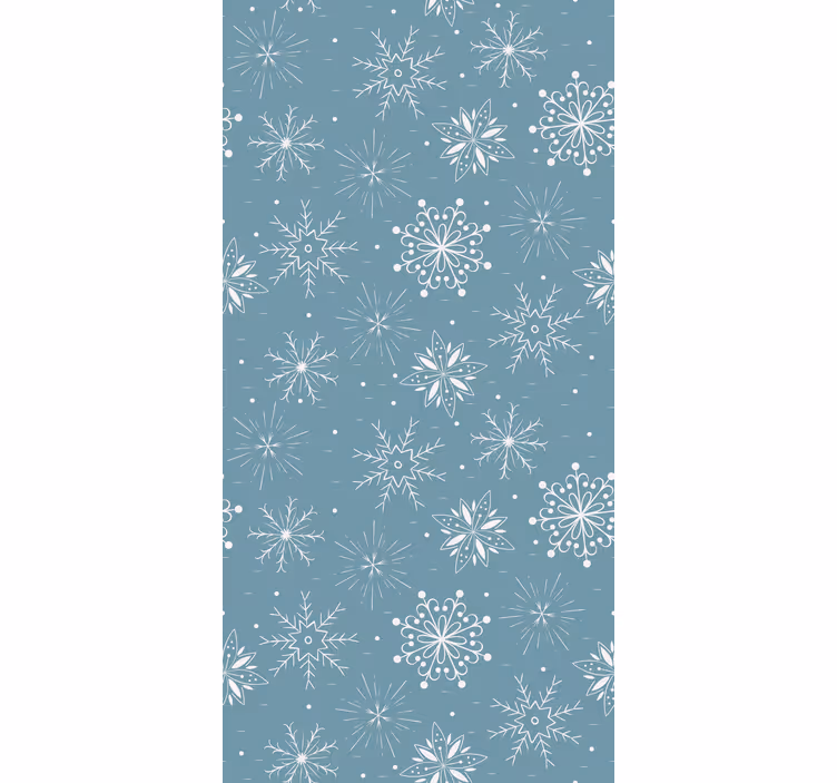 Weihnachtstapete schneeflocken motiv - TenStickers