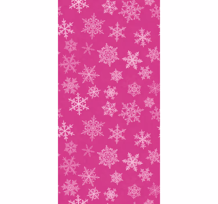 Weihnachtstapete feiertagsschneeflocken - TenStickers