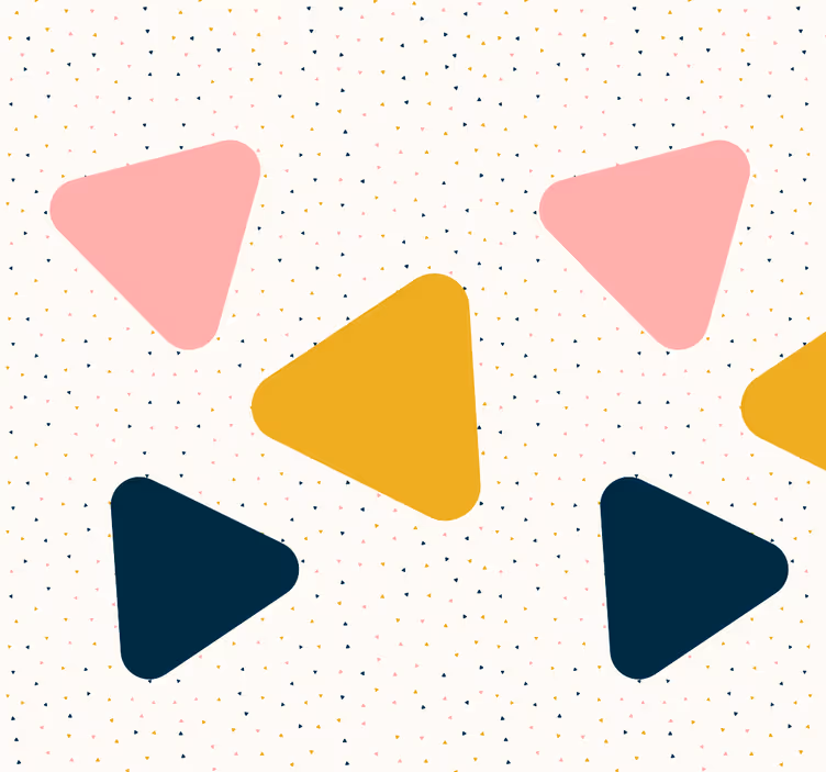 Tapete Dreiecke modernes design mit geometrischen formen - TenStickers