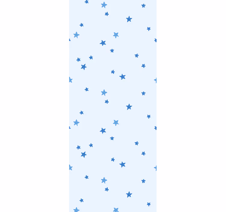 Tapete Sternenhimmel blaue Sterne - TenStickers