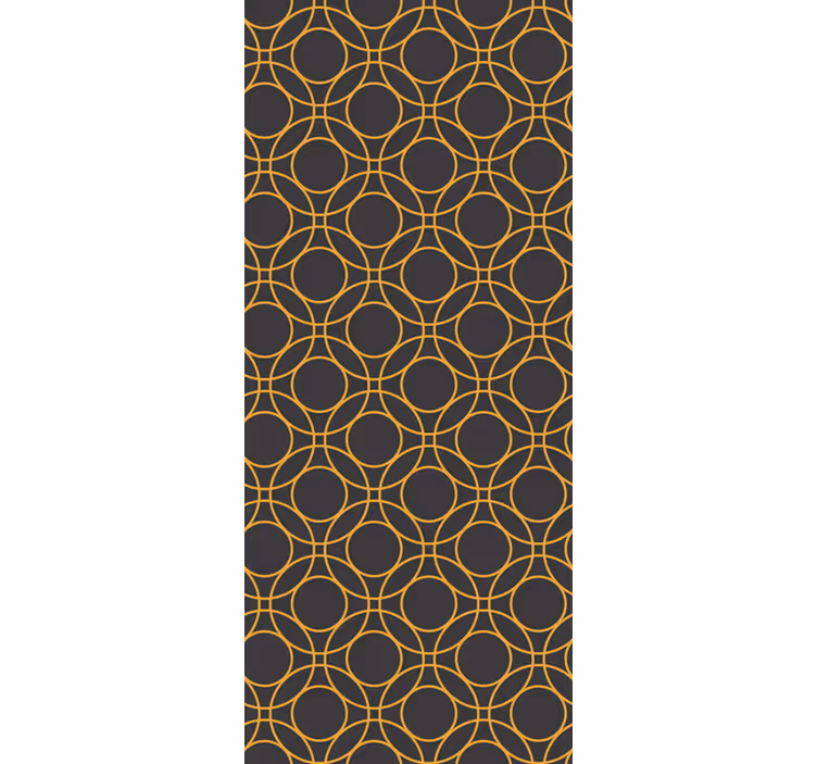 Tapete Badezimmer kreismusterdesign - TenStickers