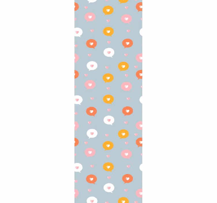Tapete Kreise florales tupfenmuster - TenStickers