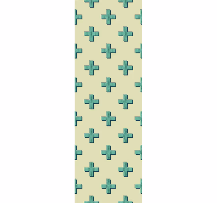 Tapete geometrisch geometrisches kreuzmuster - TenStickers