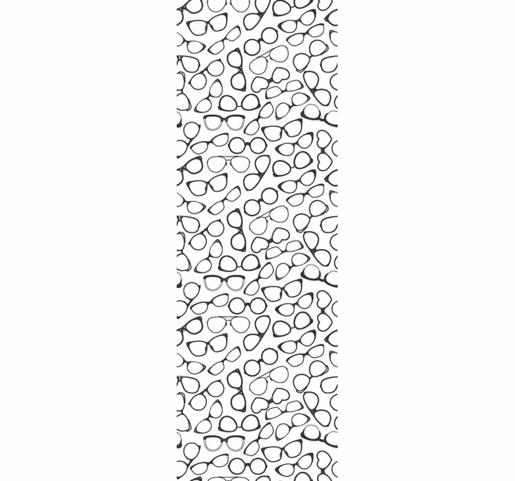 Tapete geometrisch brillenmuster - TenStickers