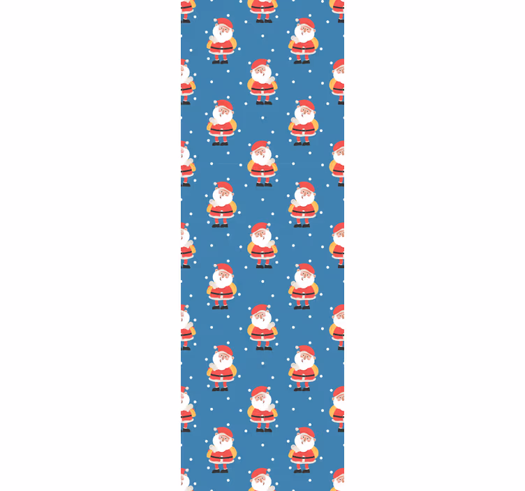 Weihnachtstapete lustige weihnachtsmann-muster - TenStickers