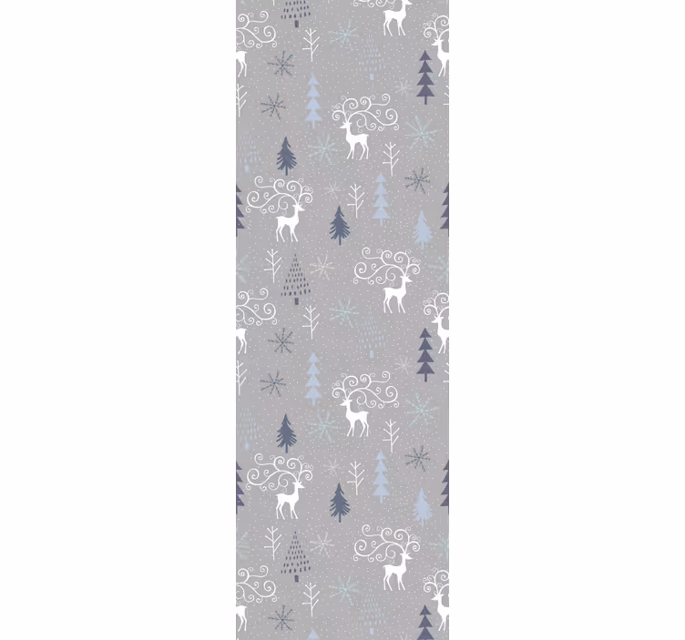 Weihnachtstapete rentier festliches motiv - TenStickers