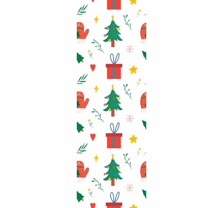 Weihnachtstapete festtagsmotive - TenStickers