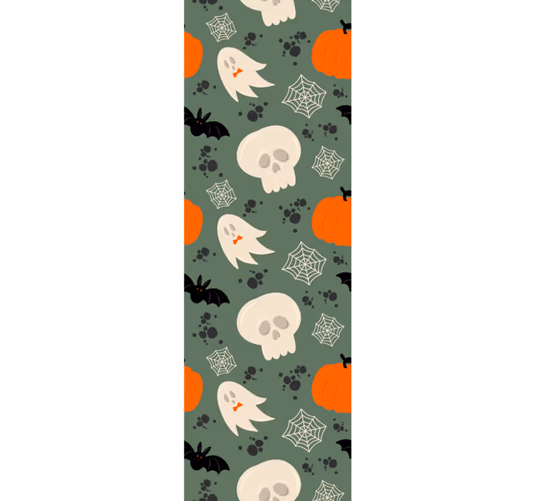 Halloween Tapete gruseliges Muster - TenStickers