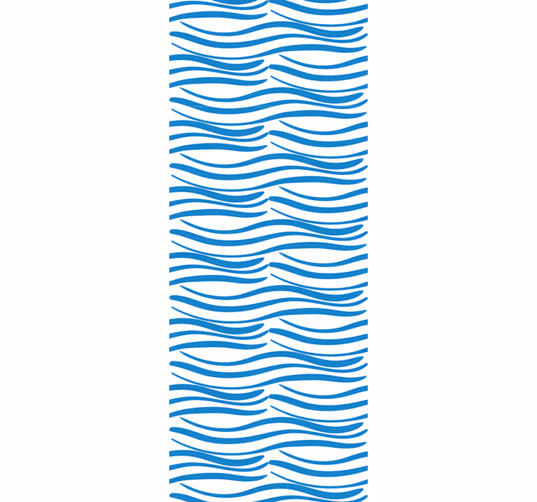 3D Tapete stylisches wellenmuster - TenStickers