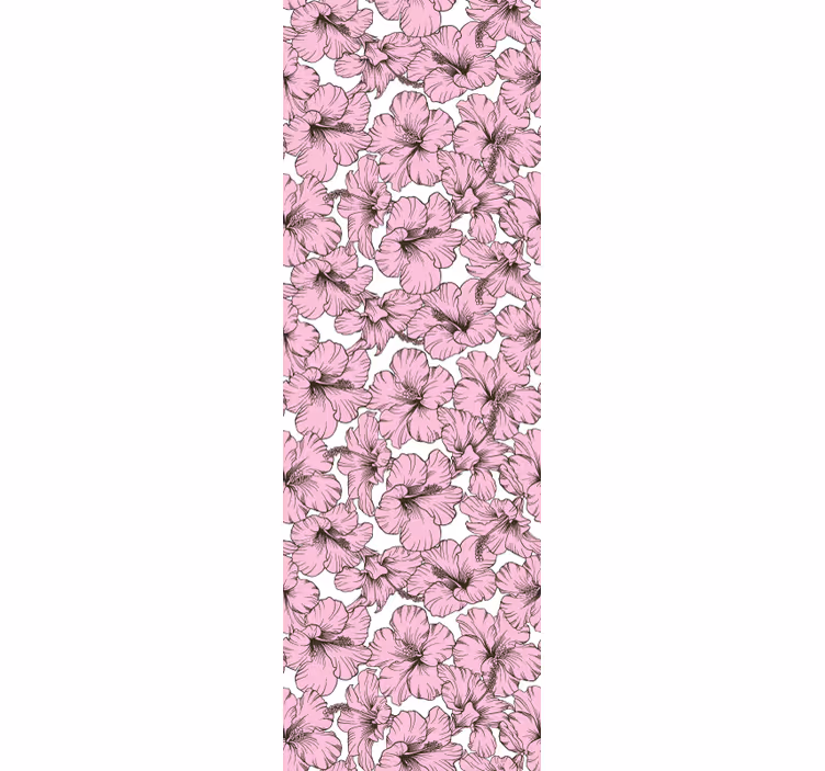 Blumentapete hibiskus-blumenarrangement - TenStickers
