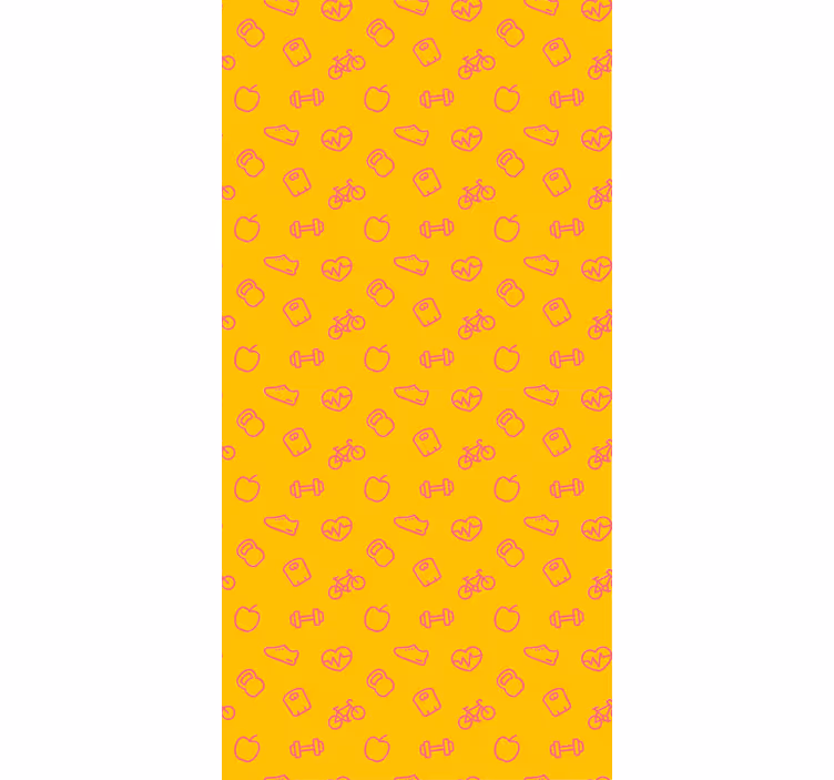 Tapete Küche gekritzel-symbole-muster - TenStickers