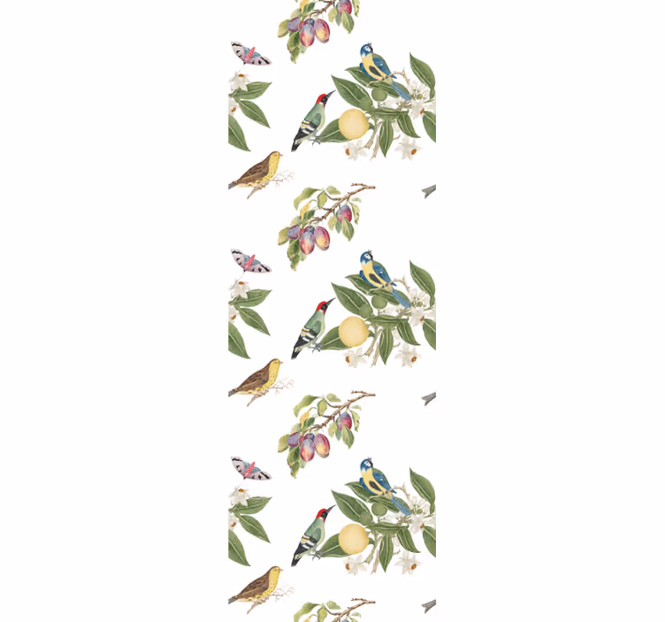 Tapete vögel buntes paradies - TenStickers
