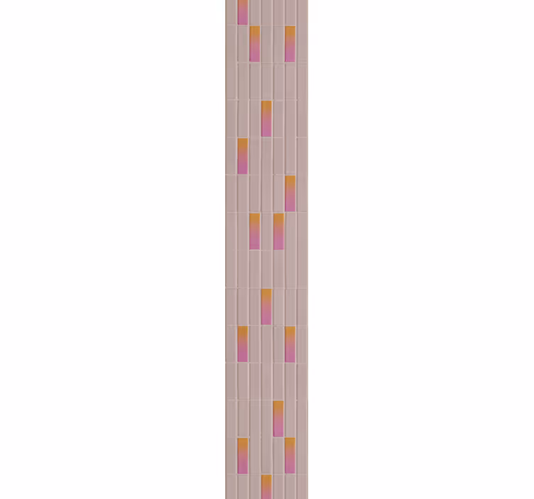 Fliesen Tapete geometrisches muster mit farbverlauf - TenStickers