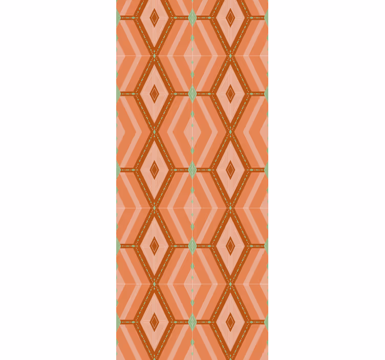 Tapete geometrisch rautenmuster - TenStickers