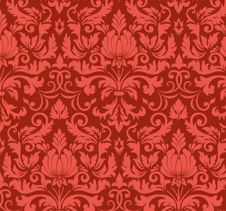 Schlafzimmer Tapete  Barock"samt" - TenStickers