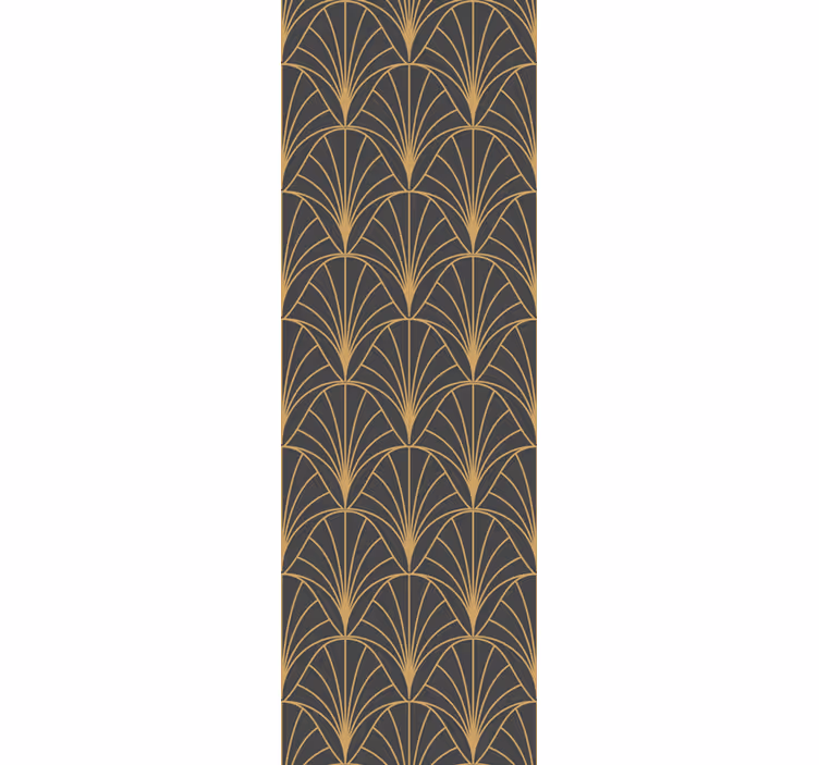 Tapete modern mit eleganten goldenen mustern - TenStickers