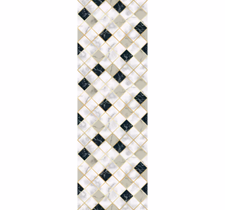 Marmor Tapete elegantes rautenmuster - TenStickers
