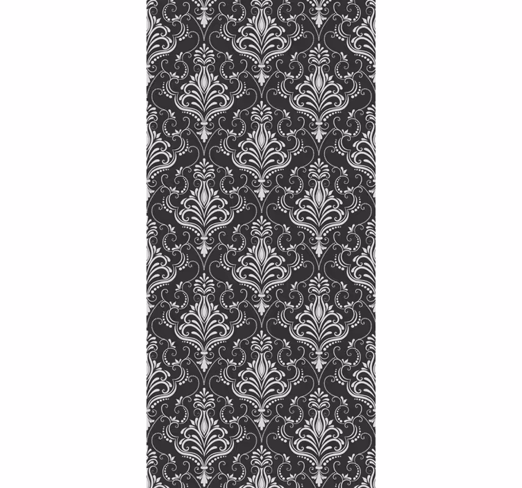 Tapete Home Office barockes botanisches motiv - TenStickers