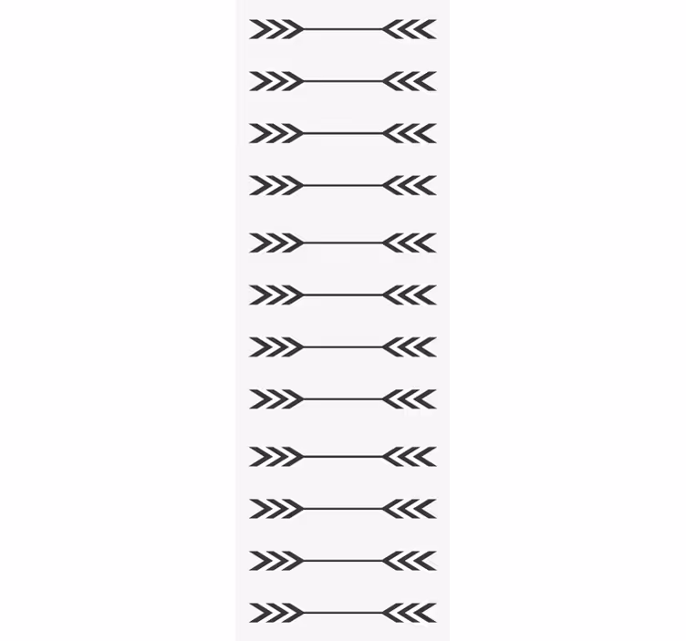 Tapete selbst gestalten mit minimalistischen pfeilmustern - TenStickers