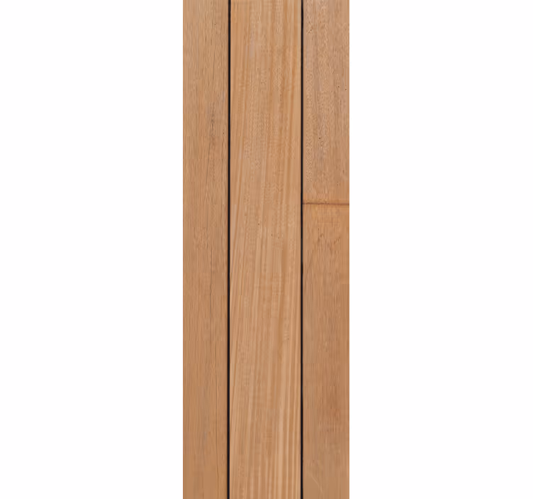 Tapete holzoptik einfache braune planken - TenStickers