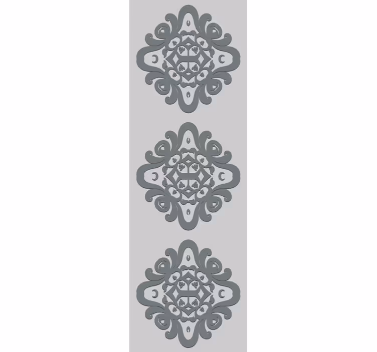 Tapete Barock komplizierte florale muster - TenStickers
