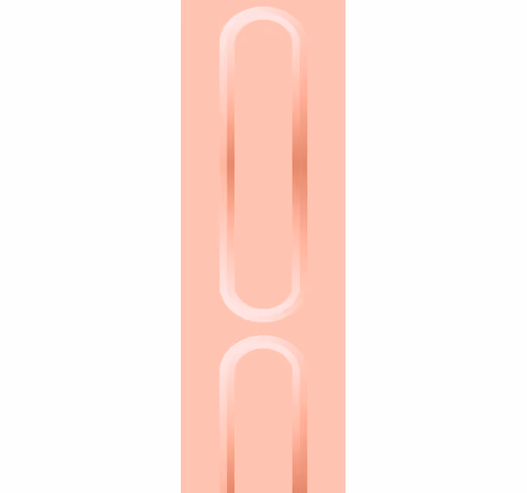 Tapete Abstrakt rosa weiche geschwungene linien - TenStickers
