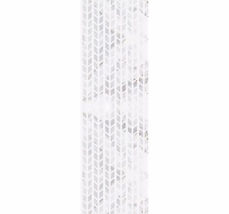 Tapete eingang mit modernem gemustertem design - TenStickers