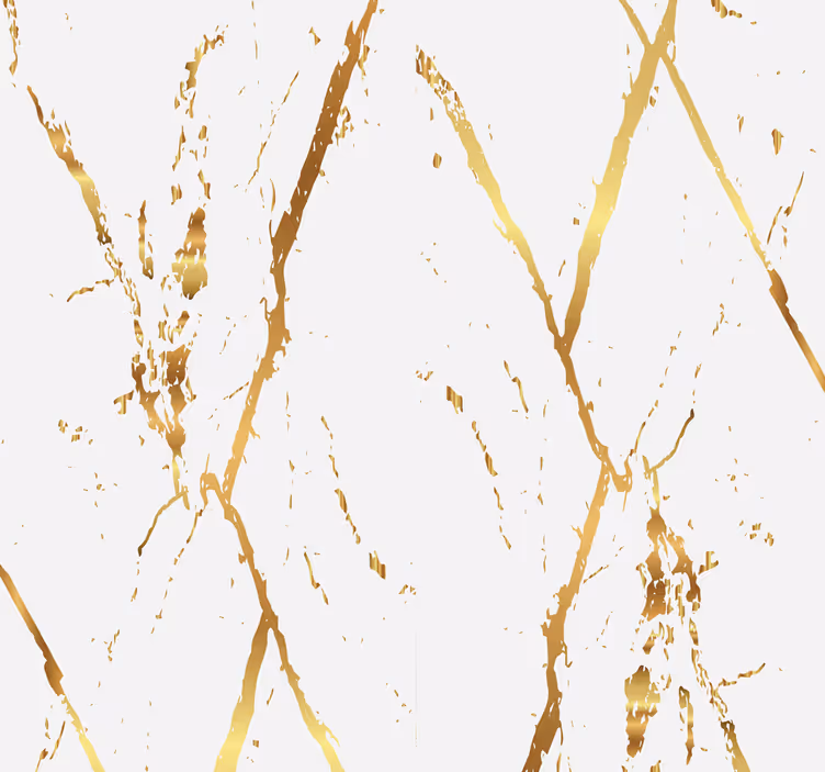 Tapet Wohnzimmer goldene Marmorstreifen - TenStickers