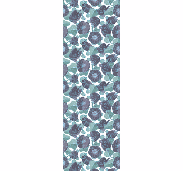 Blumentapete mallow Blumen - TenStickers