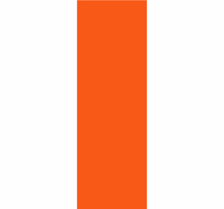 Tapete in schönem orange. - TenStickers