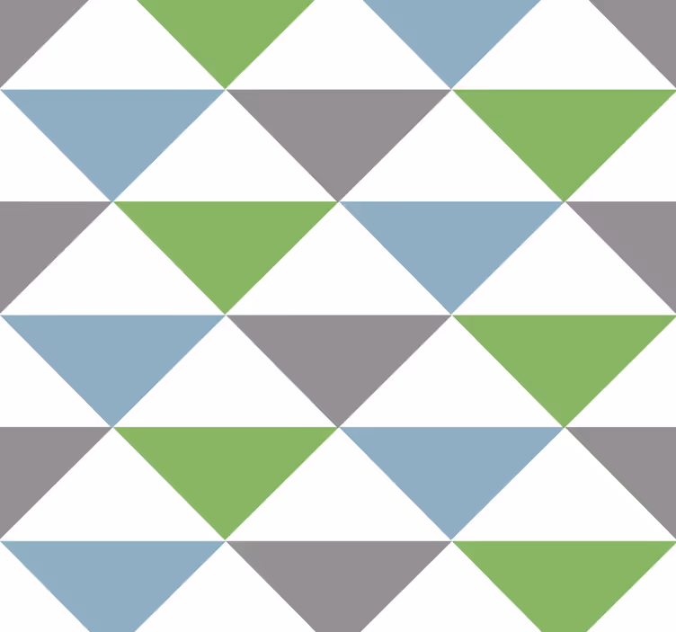 Büro Tapete bunte pastellfarbene Dreiecke - TenStickers