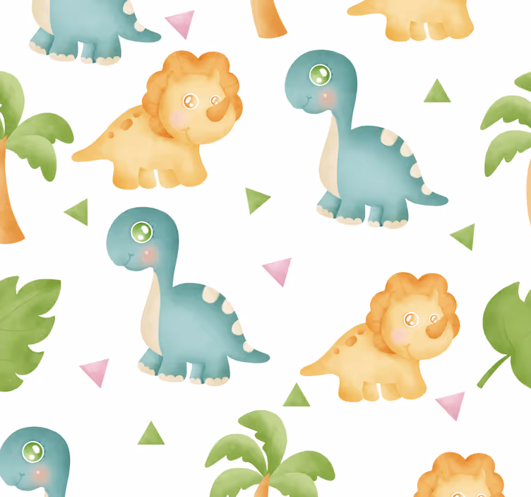 Dino Tapete dinosaurier-spielzeit - TenStickers