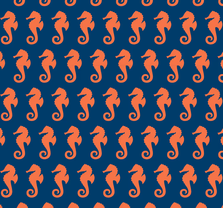Tiere Tapete Seepferdchen Motiv - TenStickers
