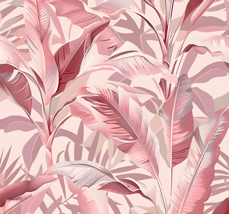 Tapete rosa Regenwald Design - TenStickers