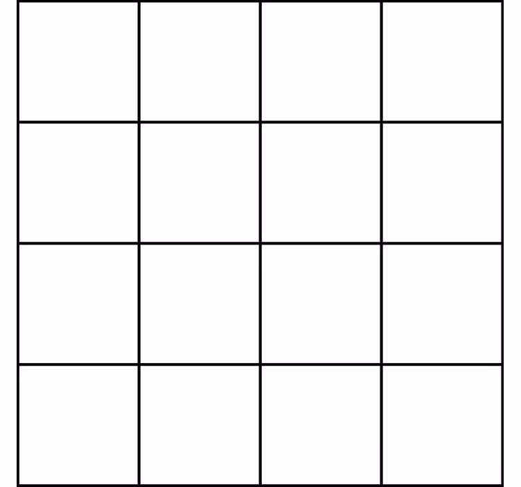 Tapete Quadrate feine Linien - TenStickers