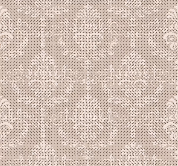 Tapete Barock eleganter damast - TenStickers