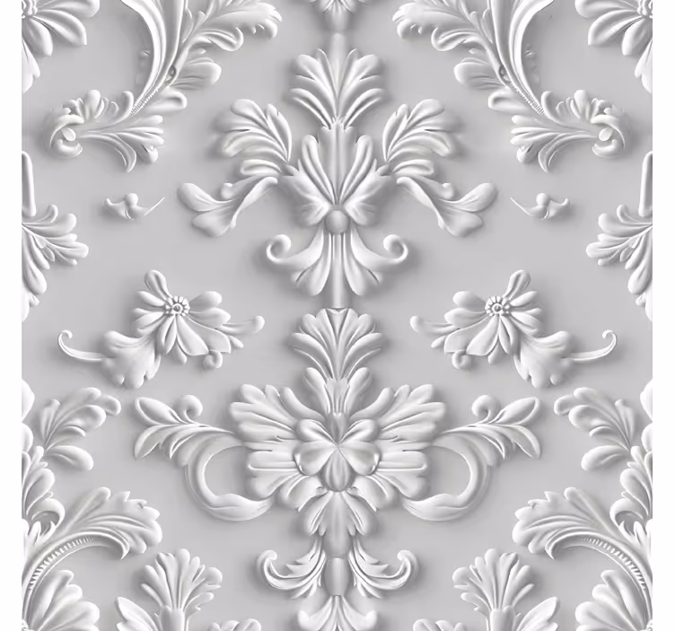 Tapete Barock 3D Ziermuster - TenStickers