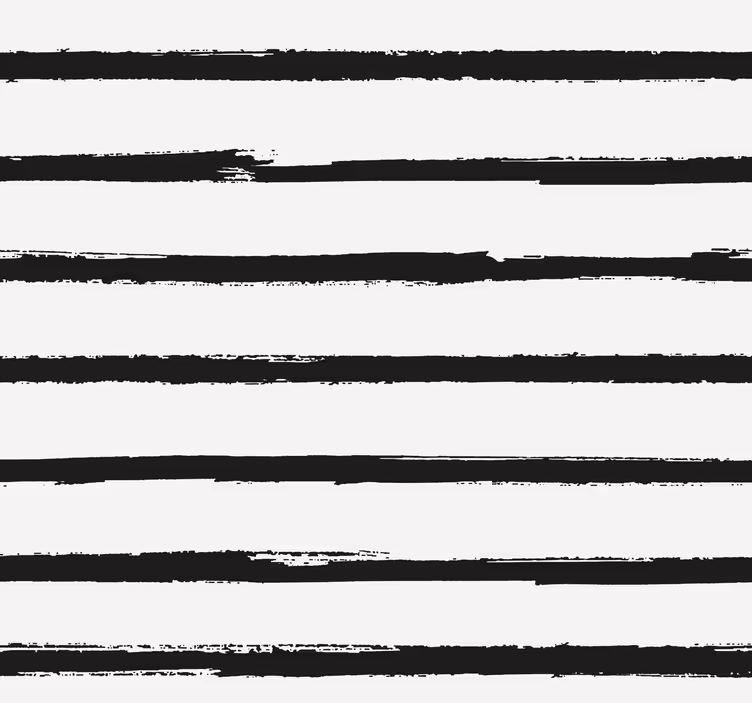 Tapete Wohnzimmer Minimalistische schwarze Streifen - TenStickers