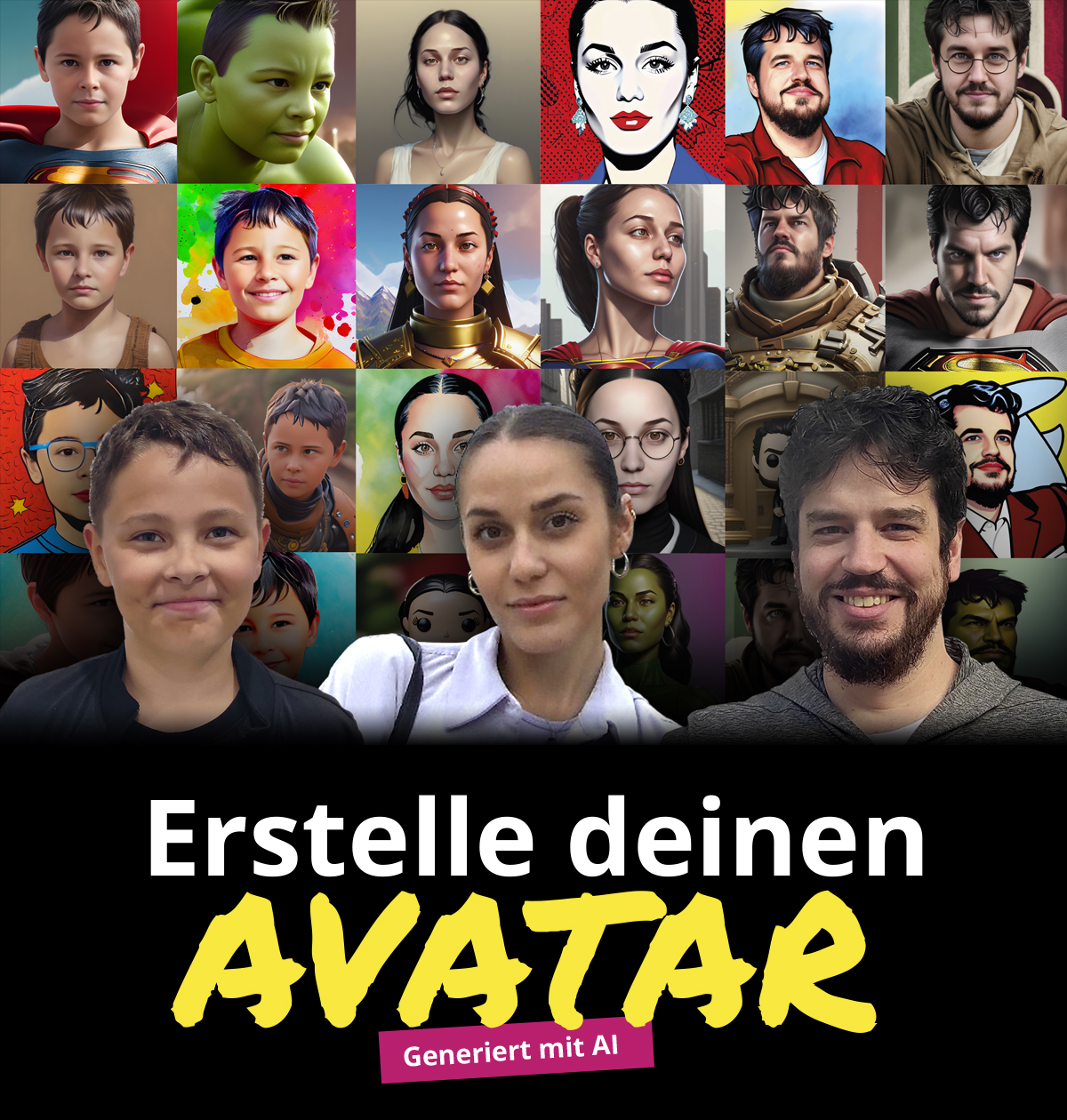 Erstellen Sie Ihren Avatar