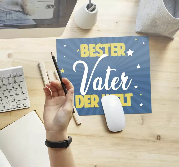 Mousepad Spruch Beste der Welt - TenStickers