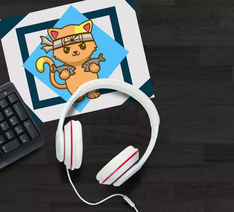 Anime mauspad süße katzenkrieger - TenStickers