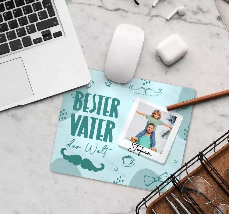 Bester Vater Mauspad für Vatertag - TenStickers