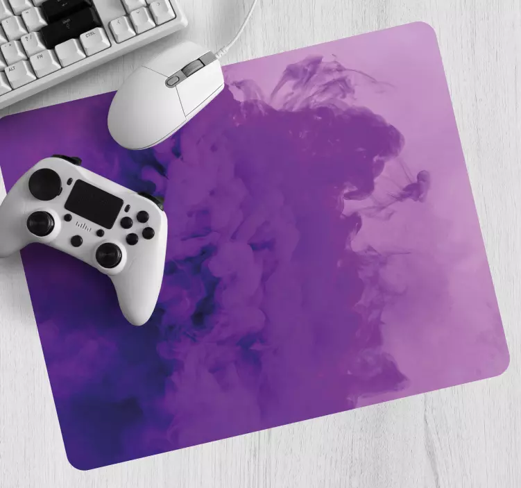 Gaming mauspad abstrakter lila wirbel - TenStickers
