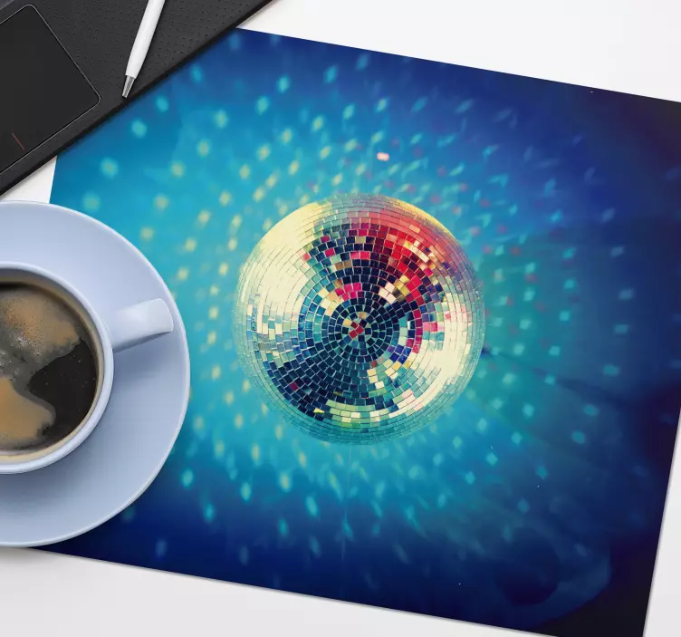 Gaming mauspad disco ball glanz - TenStickers