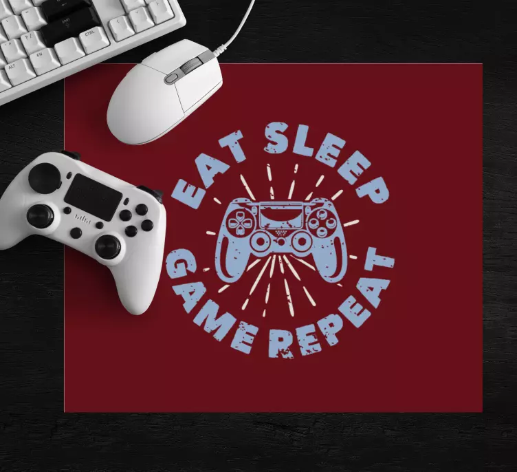 Gaming mauspad für den gamer lifestyle spruch - TenStickers