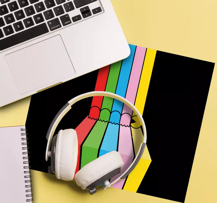 Gaming mauspad im bunten bleistift design - TenStickers