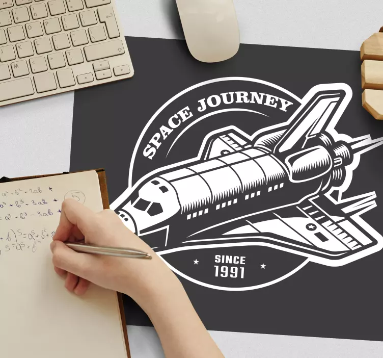 Gaming mauspad im space shuttle design - TenStickers