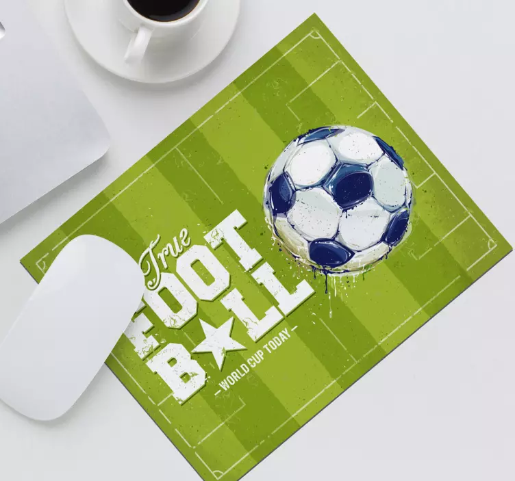 Gaming mauspad im stylisierten fußballdesign - TenStickers